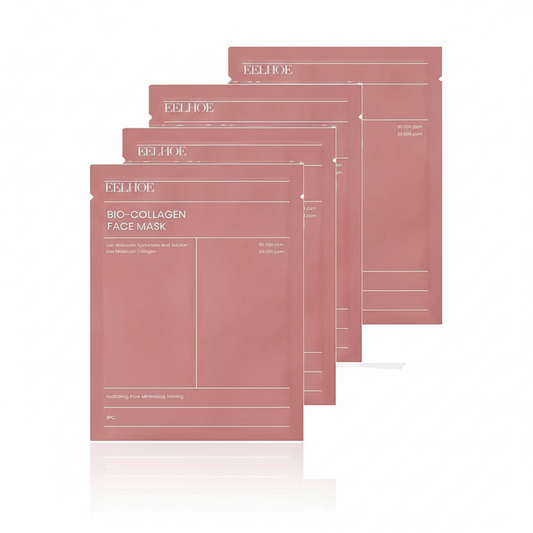 1/5/10PCs Bio Collagen Face Mask Shrink Pores Deep Hydrating Overnight Mask Moisturizing Refreshing Brightening Face Skin Care